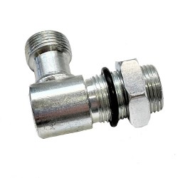 КОЛЯНО 20Х1.5Х1.5-20Х1.5    С КОНТР ГАЙКА Р-80 М20х1.5КГ-М20х1.5